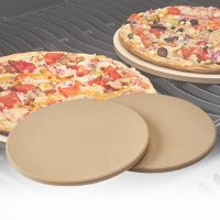 Набор для приготовления пиццы из 2-х круглых камней